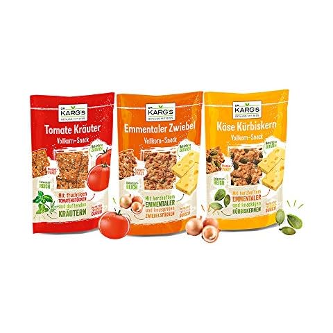 Knabber-Trio, Käse-Snacks, Salzgebäck in 3 Geschmackssorten Cover