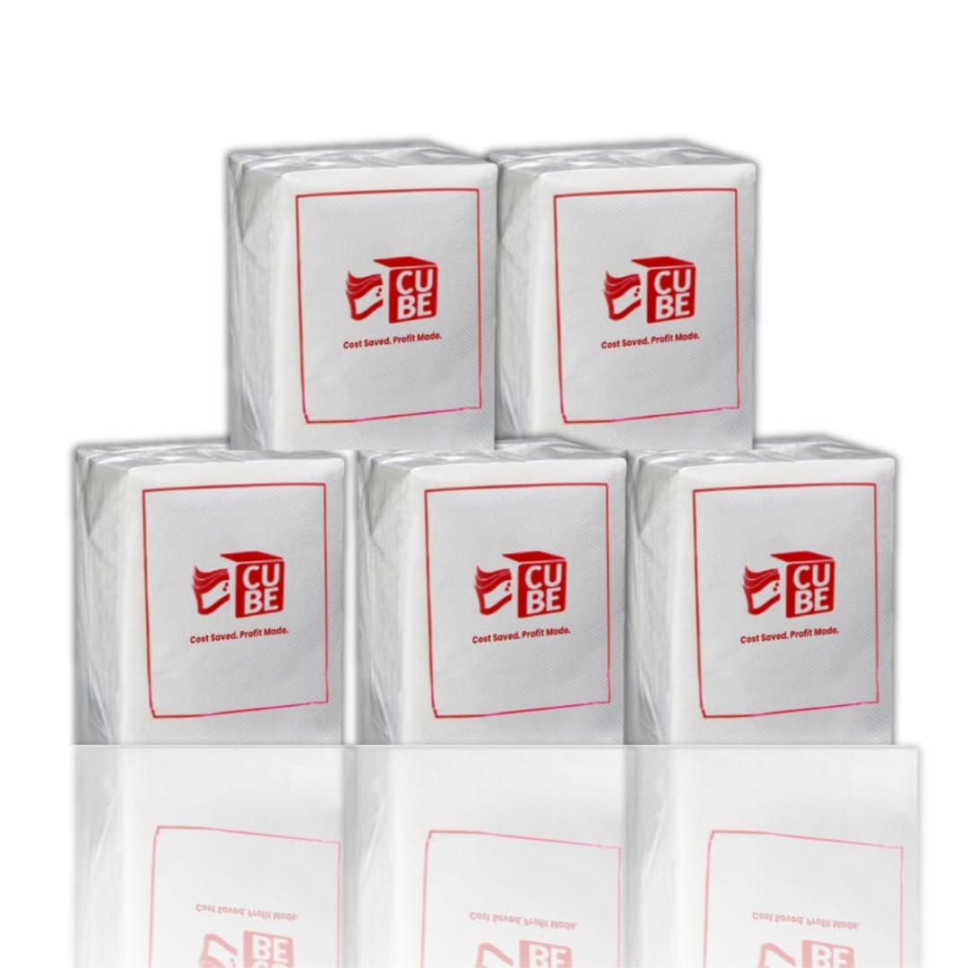 Mystair 1 Ply Soft Tissue Paper| Cube Napkins For Home Restaurant Hotel | 21cmx27cm-1ply-100pcs (Pack of 5) (B0CR43F17L) Amazon Price History, Amazon Price Tracker