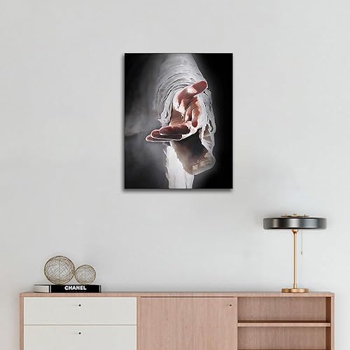 Miniatura 2 de TUMOVO Pintura por números para adultos y niños  Kit de pintura al óleo cristiana de Jesús Religión Dios  "Give Me Your Hand", regalo para