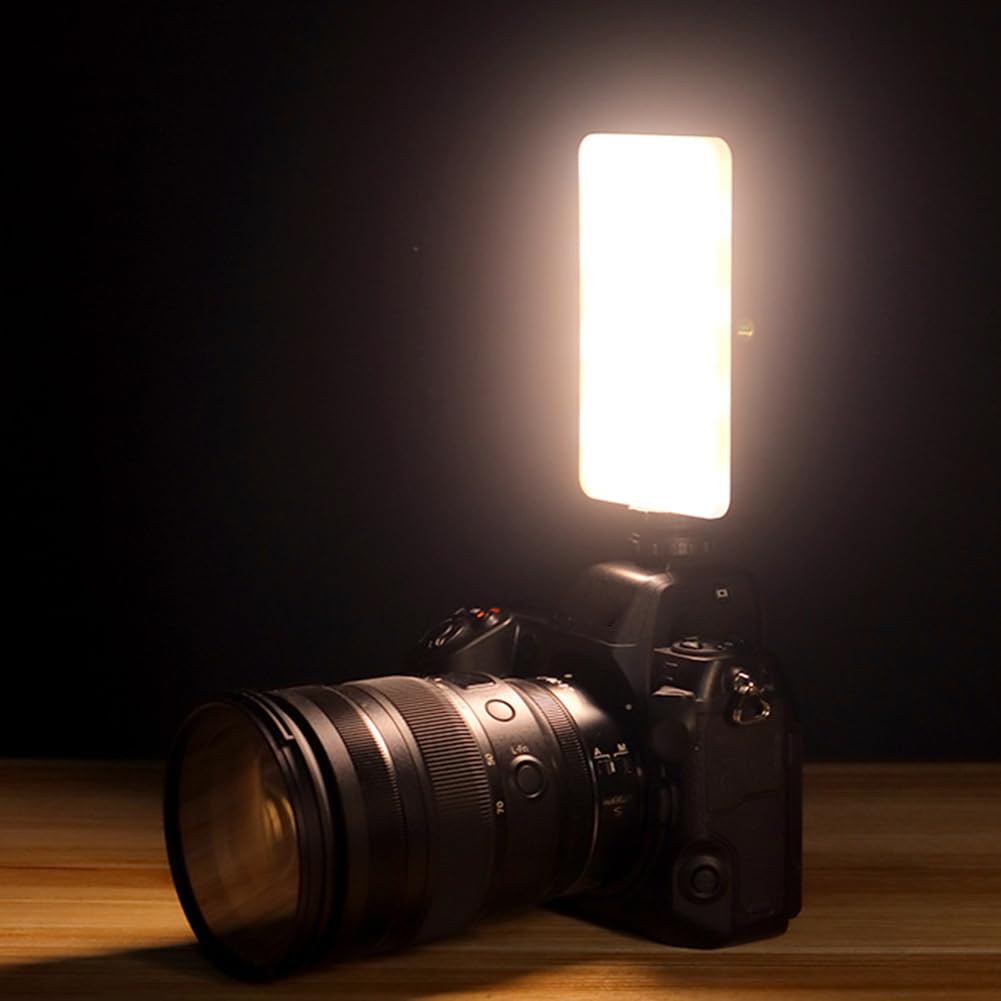 Luce Video RGB 2700-6500K Lampada di Appoggio Portatile Ricaricabile per Fotografia e Vlogging