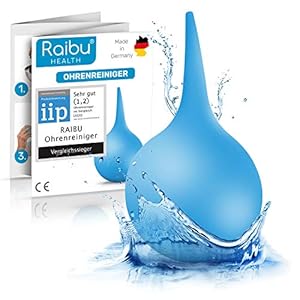 Raibu® Ohrenreiniger [2022] I Ohrendusche für Babys, Kinder & Erwachsene I Ohrenschmalz Entferner, Ohrreiniger & Ohr…