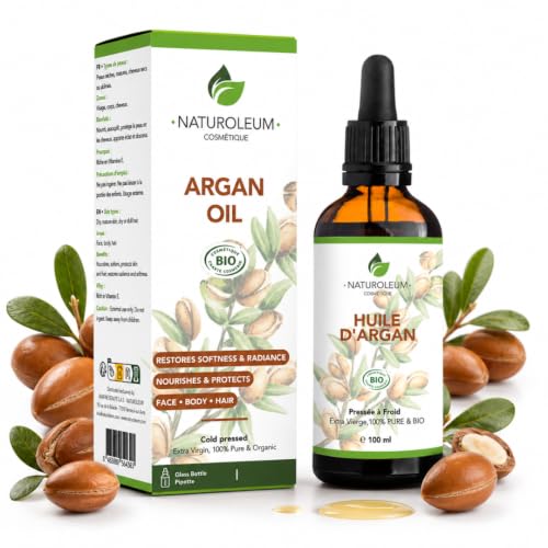 100% Organic Argan Oil, Pure and Natural, Cold-Pressed – Extra Virgin - Moisturizing Care for Hair, Body, and Face (100 ml) image 2