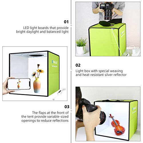 UKCOCO Caixa de EstÃºdio de Fotografia DobrÃ¡vel PortÃ¡til DobrÃ¡vel Fotografia Tiro Luz Barraca Ane