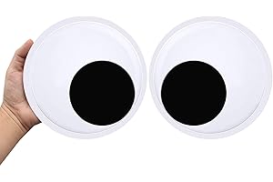 Cinvo 7-Inch Large Googly Eyes: Bring Your Creations to Life!