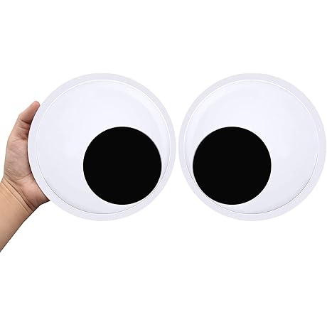 Cinvo 7-Inch Large Googly Eyes: Bring Your Creations to Life!