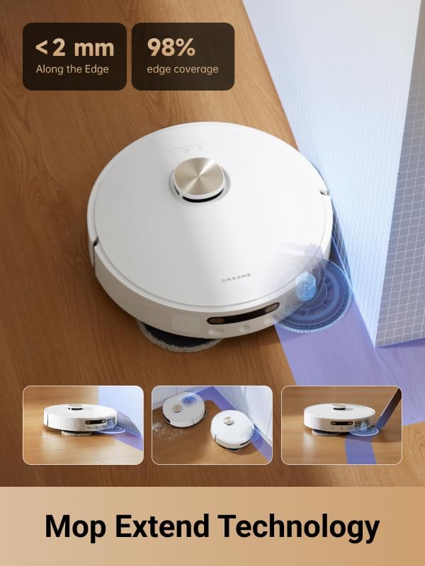 Image of DREAME L10 Prime Robot Vacuum and Mop, Self-Cleaning Dual Mop Pads with Auto Drying, 3L Clean /Used Water Tank, 7mm Mop Lifting for Carpets, LDS Navigation with 3D Mapping, WiFi /App Control (L10S)
