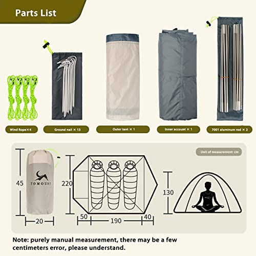 Carpa automática tipo cúpula para 2-3 personas miniatura 5