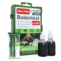 pH-Bodentest zur Ermittlung des Kalkbedarfs – pH Bodentester für bis zu 30 Anwendungen – schnelle Ergebnisse, einfache Anwendung