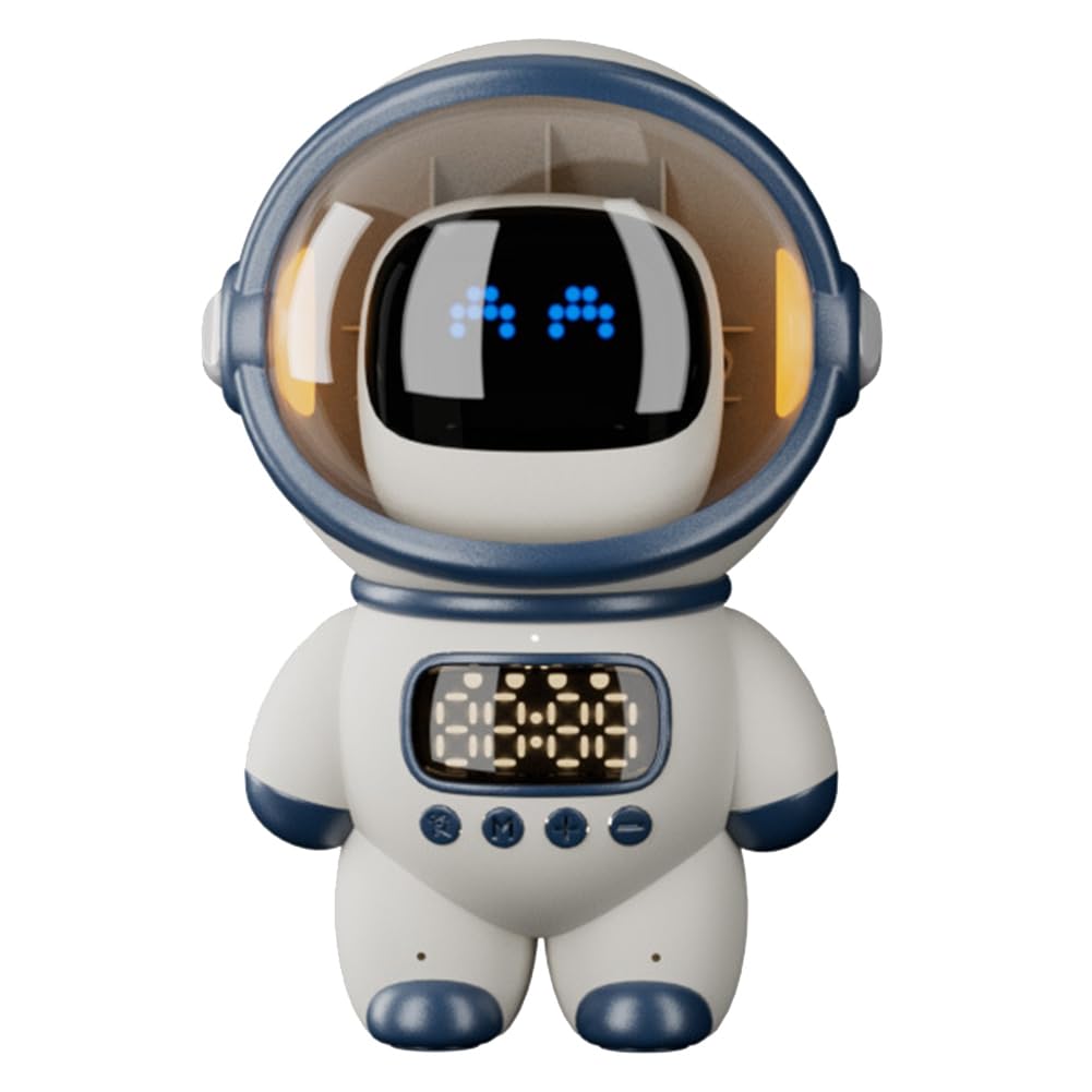 robot AI inteligente sin altavoz Bluetooth caja de sonido despertador FM Radio para regalo estudiante niño niña