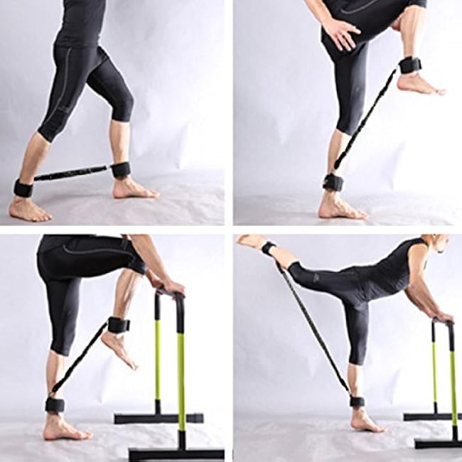 Strength Legs Resistance Bands with Ankle Straps Speed Agility Training for Running Taekwondo Skating Fitness Exercise