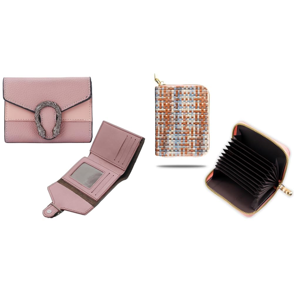 Women's Wallet -Stylish and Compact Purse Clutch Wallet for Women, Stylish Card Coin + Wallet for Unisex - The Ultimate Stylish and Compact Credit, Debit, ATM Card Holder Organizer-image-34