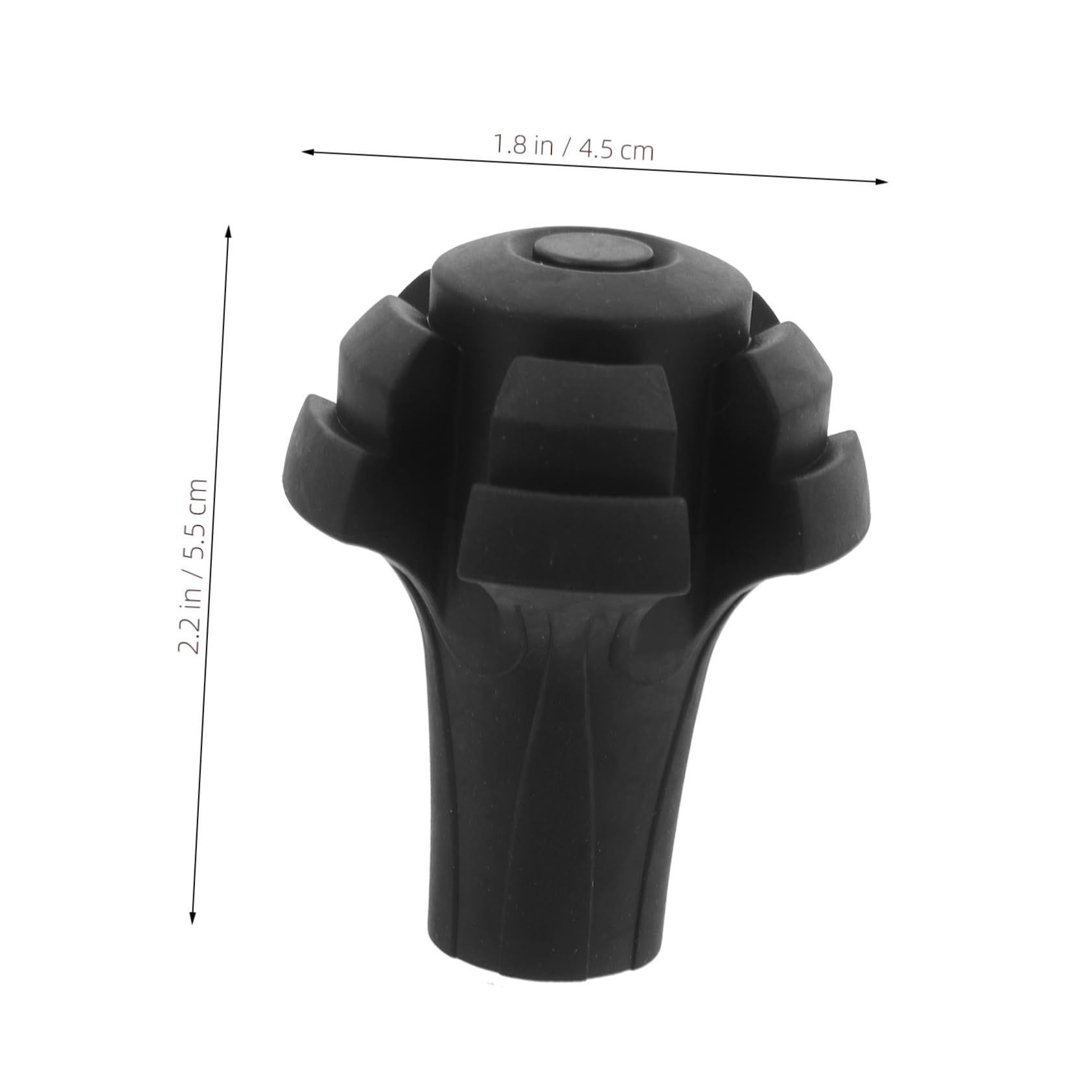 KOMBIUDA Skid Trekking Protector Durable Tips for Hiking and Trekking Essential Walking Stick Accessories for Snow and Mud Easy to Install and Replace