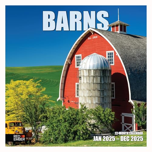Redemberbarns2025wallcalendar12month12x24openthicksturdypapergiftablecalendar2025  Urban Country Home Decor Red ember barns 2025 wall calendar 12 month 12 x 24 open thick sturdy paper giftable calendar 2025  urban country home decor