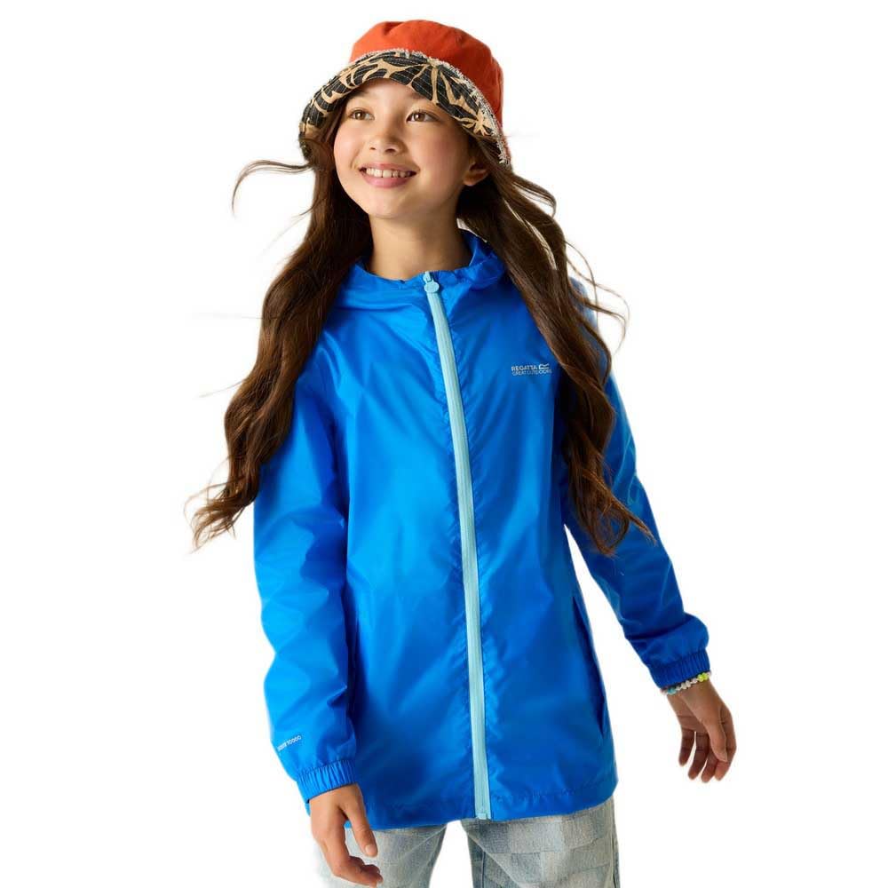 Regatta Packable Waterproof Shell Jacket - Blue - 13 Years