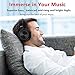 RCA [Upgraded] Active Noise Cancelling Headphones, Over Ear Wireless Bluetooth Headset with CVC 6.0 Mic, 30Hrs Playtime, Foldable Soft Protein Earpads Earphones for Travel Work TV PC Phone