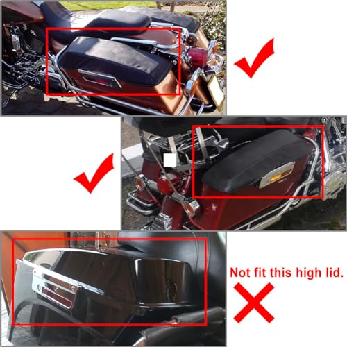 Saddlebag para motocicleta SIKUAI, 2 piezas, cubiertas protectoras para Harley Davidson Touring 1993-2013 miniatura 4