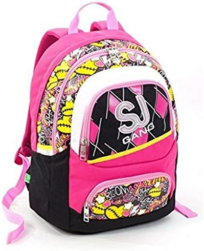 Zaino Tondo Seven SJ Girl Nero : Amazon.it: Valigeria