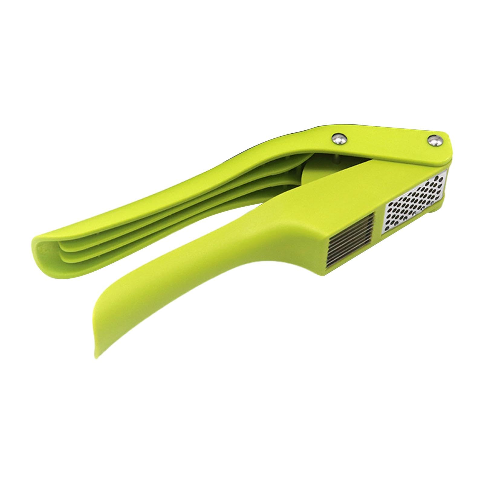 1/2 picadora de ajo, picadora de ajo, herramienta de prensa de jengibre con mango ergonómico, trituradora manual de jengibre de acero inoxidable, herramienta profesional para frutos secos, semillas | con mango ergonómico, trituradora manual de jengibre de