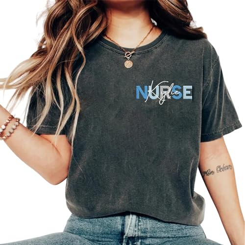 SHAANT Custom Embroidered Nurse Crewneck Sweatshirt Apparel Gift