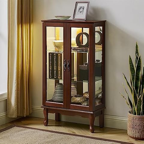 SonkYog Lighted Curio Cabinet Cover