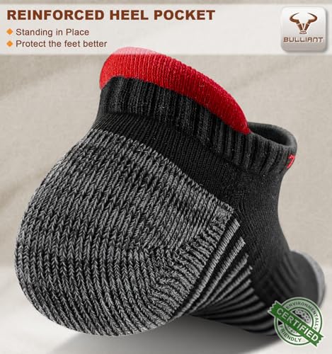 BULLIANT Women Ankle Socks, Active Running Socks No show Full Cushioned Footbed Arch Supportive4