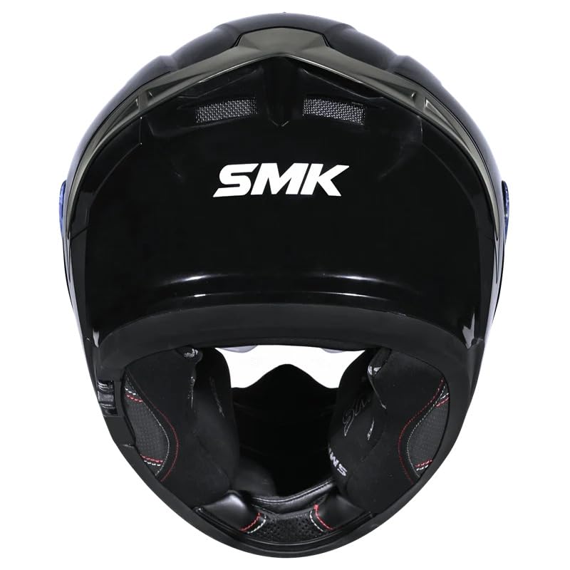 Image of SMK Typhoon Full Face Dual Visor Helmet, ISI DOT ECE 22.06 Certified, Safety Motorcycle Headgear