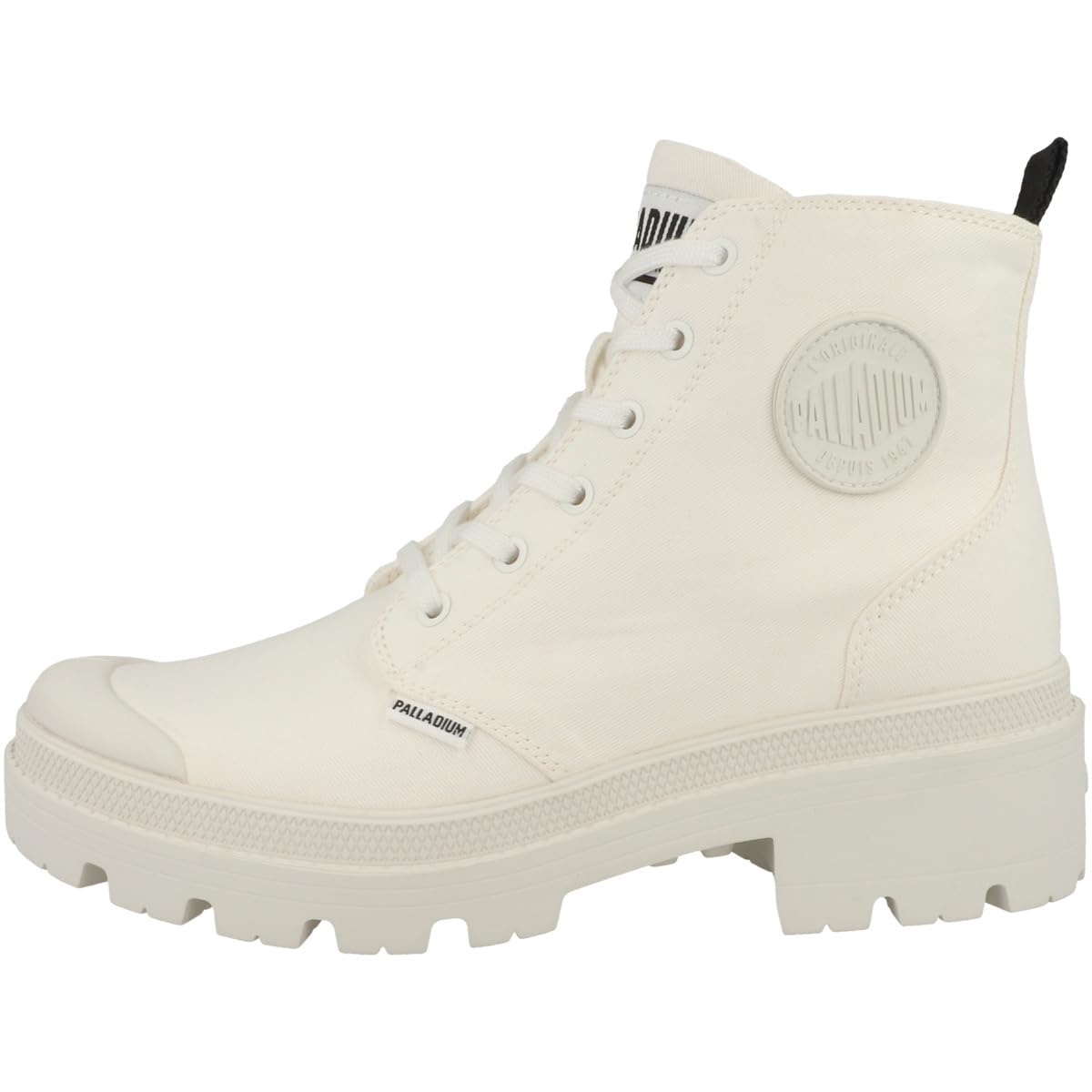 Palladium Women's Pallabase Twill, White, 6.5 UK