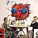 3D Spiderman stéréo Sticker Mural créatif Amovible Stéréoscopique Fond Stickers Muraux pour Enfants Chambres Décoration de La Maison Autocollants