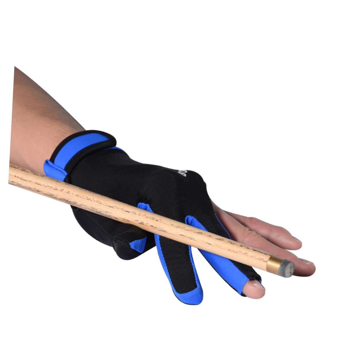 Mipcase Billiard Glove 3 Fingers Silicone Non-Slip Snooker Gloves Left Hand Elastic Wrist Comfort Fit