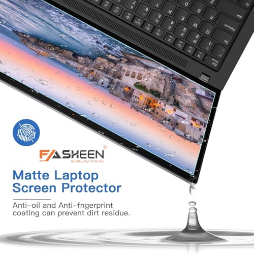Image of FASHEEN AntiGlare Matte Screen Guard Compatible With HP Pavilion X360 2 in 1 Laptop /HP Envy (14 Inch, 35.5 cm, 16:9 Ratio, 1920x1080 Resolution Laptop) Screen Protector Not a Tempered Glass