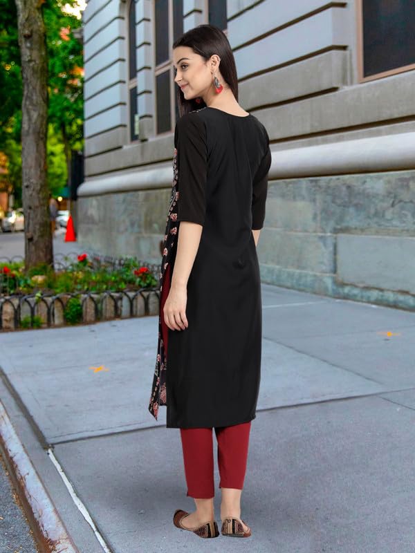 Pinkmint Women's Crepe Kurti For Women's Ll Traditional Kurti For Women Ll The Ultimate Kurti Collection (Pack Of 5)