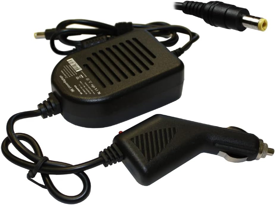 Power4Laptops DC Adapter Laptop Car Charger Compatible with Packard Bell EasyNote LM87-JU-466FR