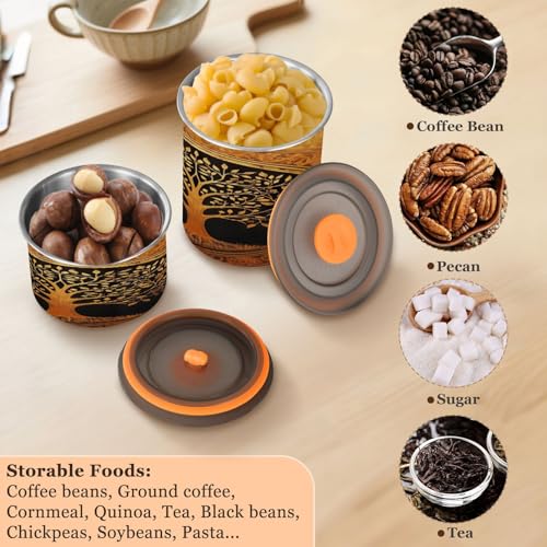 Envase de acero inoxidable para café 17 oz con tapa hermética miniatura 5