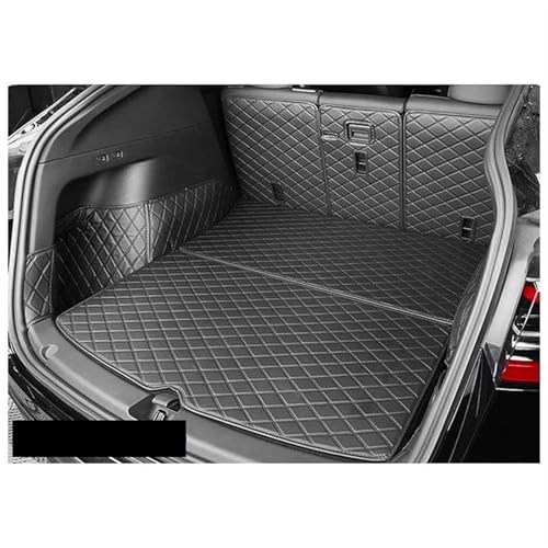 Tapis de coffre luxe en cuir Tesla Model Y 2021 noir durable