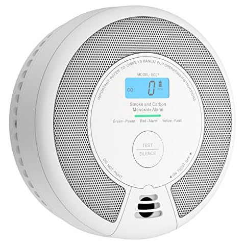 X-Sense SC07 Smoke and CO Alarm with LCD Cover