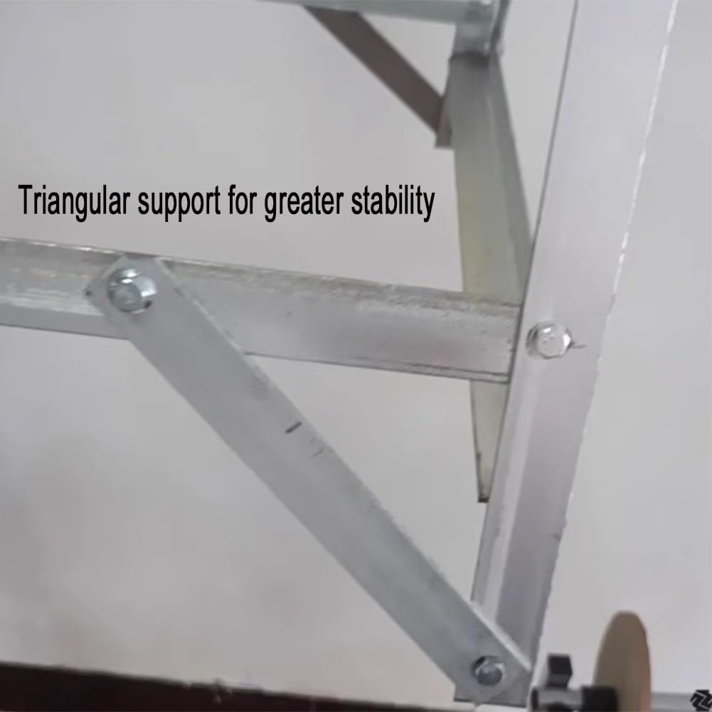 Supporto per avvolgimento a bolle, dispenser per rotoli di pluriball, per officina, imballaggio di magazzino, taglierino facile per carta da macellaio e involucro per congelatore