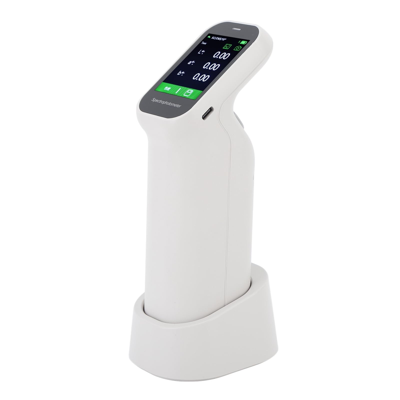 Garosa Portable Colorimeter Spectroscopic Capabilities Color Meter 40 Evaluation Light Sources 30+ Measuring Indicators Intelligent Calibration for Color Difference Testing