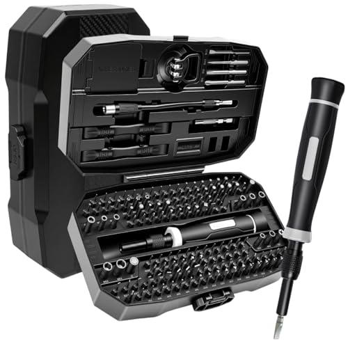 Image of Dyazo 152-in-1 Precision Screwdriver Tool Kit | Magnetic Multi-Bit Set with Torx, Triwing & Hex Bits | Professional Repair Kit with Case for Laptop, Mobile, PC, PS5, Xbox, Switch, Watch & Electronics