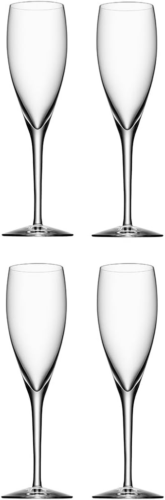Orrefors More Champagne Flute, Set of 4