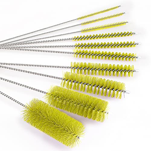 Image of CiaraQ Bottle Cleaning Brushes, 8 Inch Nylon Tube Brush Set