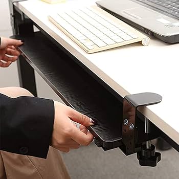 Amazon.co.jp: Tinse キーボードトレイ スライド式 机の下キーボード
