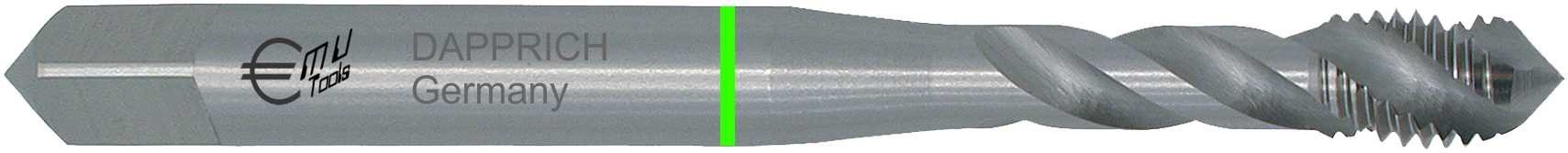 Classic - Juego de machos de roscar para máquina HSS-E Co5 DIN 371 C35° a partir de M12 DIN 376 C35°, GRULO, RH, rosca métrica ISO según DIN 13: M3-M12 HSSE-Spibo's, 14 piezas, en caja, incluye broca