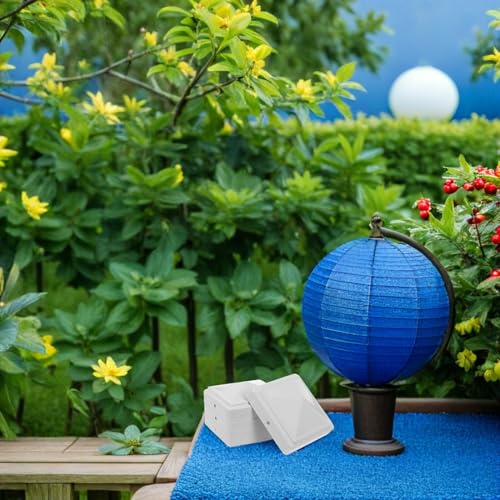 Capuchons de poteaux de clôture anti infiltration d'eau en fer blanc 80x80 mm - 4