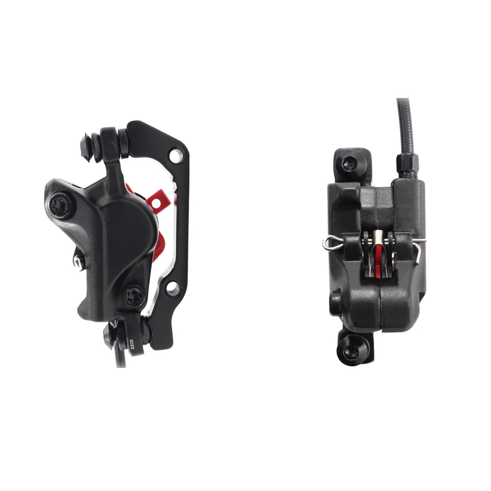 Juego de Frenos de Disco hidráulico para Bicicleta, 2 pistones, Bicicleta, Scooter, MTB, Tubo de Aceite Delantero y Trasero de 950mm y 1650mm