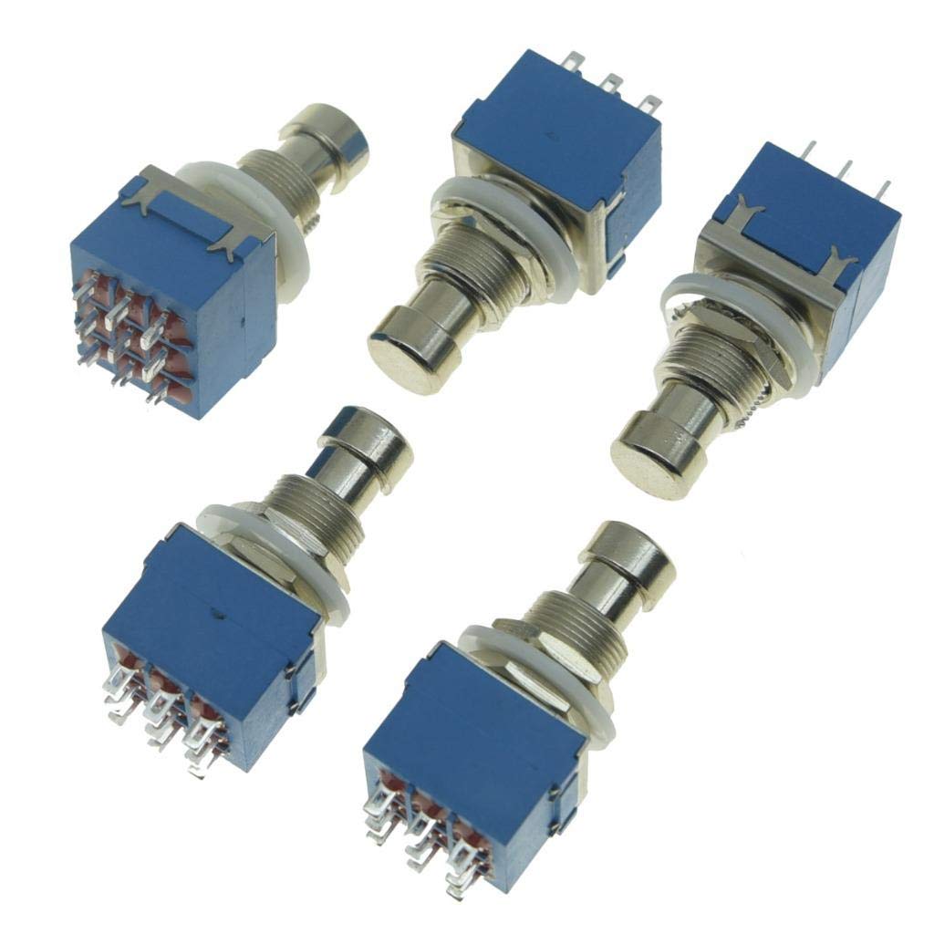 Amazon.com: KAISH Pack of 5 Box Stomp 9-Pin 3PDT Electric