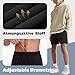 DDOBB Sporthose Herren Kurz 3er Pack Shorts Gym Mit Taschen Laufhose Herren Sommer Kordelzug Basketball Trainingshose