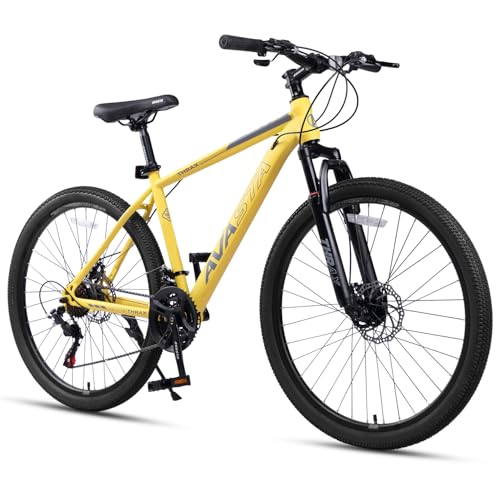 AVASTA Thrax 24 26 27.5 inch Mountain Bike with 21-Speed, High Tensile Steel Frame, Dual Disc Brake, Comfortable Saddle, - Detailed View