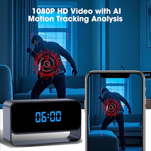 Hidden Spy Camera in Wall Clock