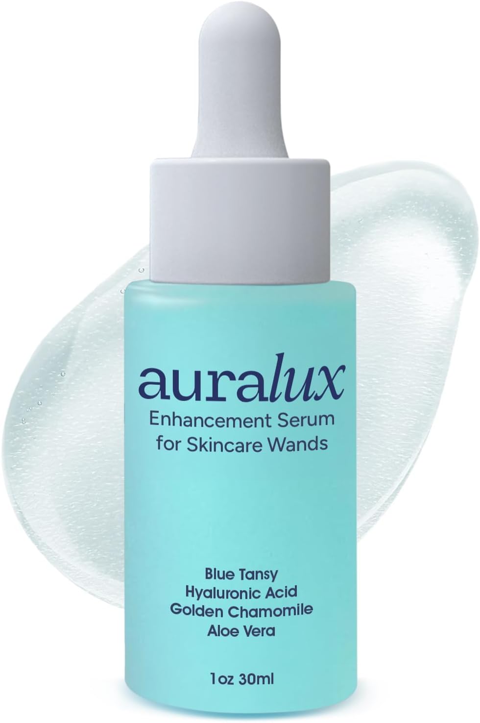 Red Light Therapy Activation Serum for Face and Neck - for Facial Wand, Red Light Therapy & Microcurrent Facial Device - Natural Formula - Blue Tansy, Hyaluronic Acid, Golden Chamomile, Aloe Vera