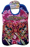 Ed Hardy Designs By Christian Audigier Neoprene 2 Bottle Wine Beverage Tote (Tattoo Skulls)